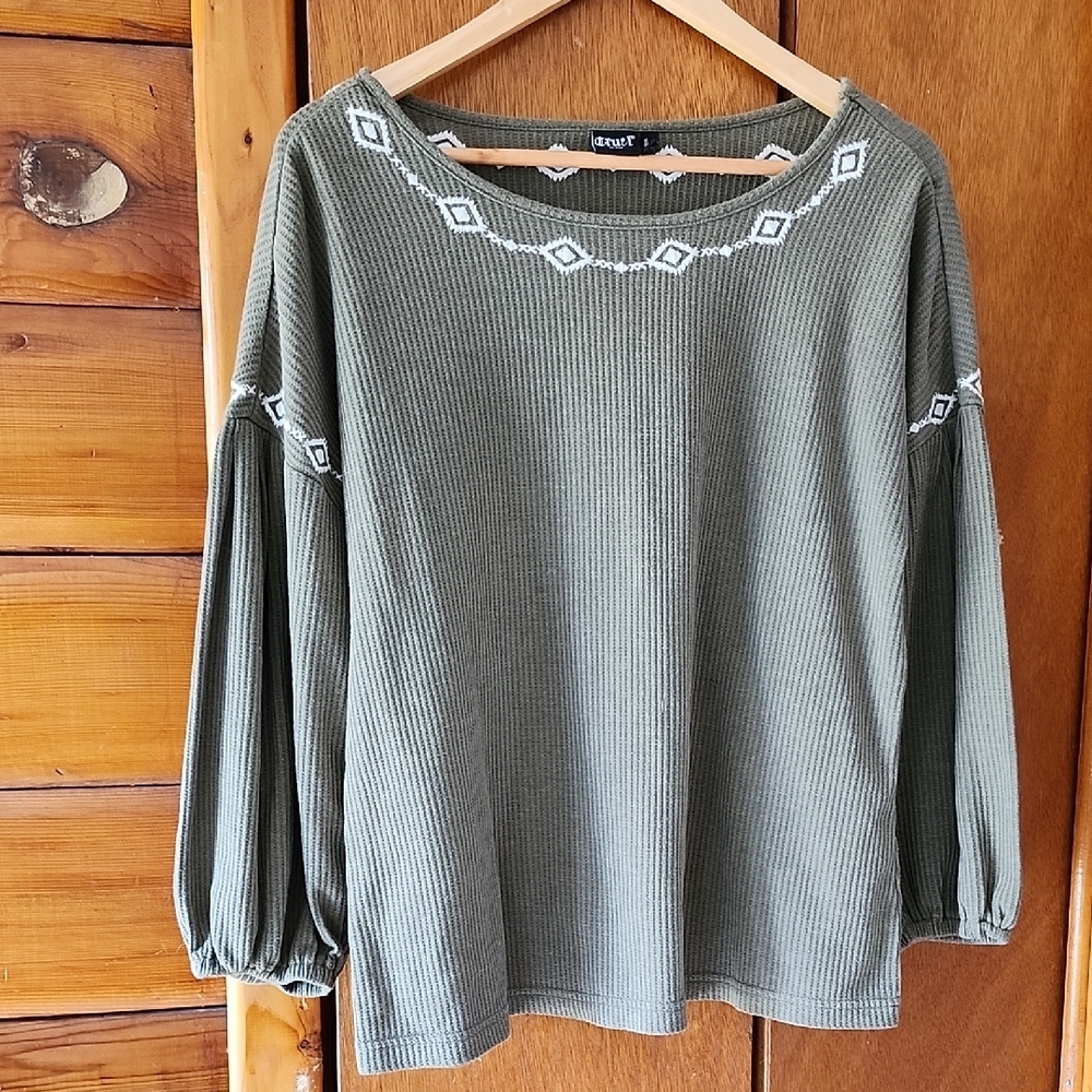 Abrand Green Women's Top